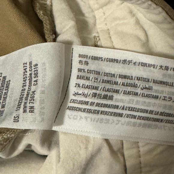 Abercrombie & Fitch Mens Khaki Chino Shorts - Picture 5 of 5